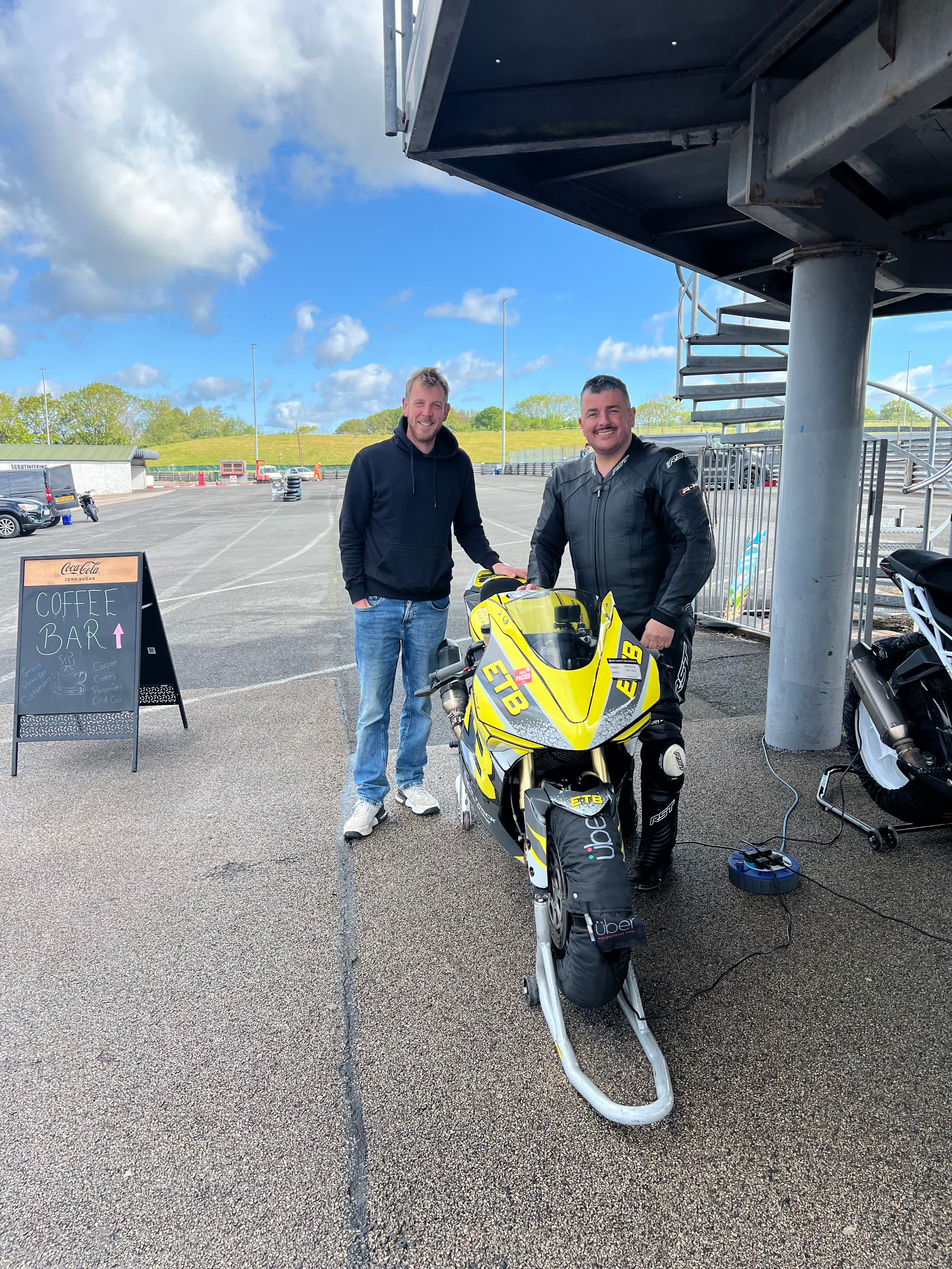 Elite Track Bikes in the paddock